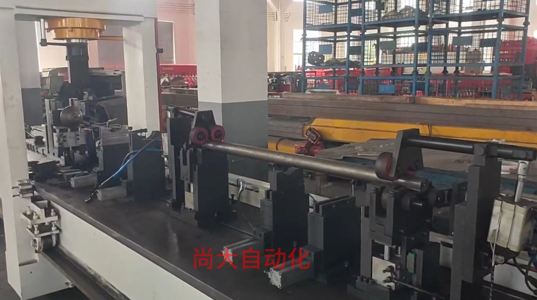 Steel bar straightening