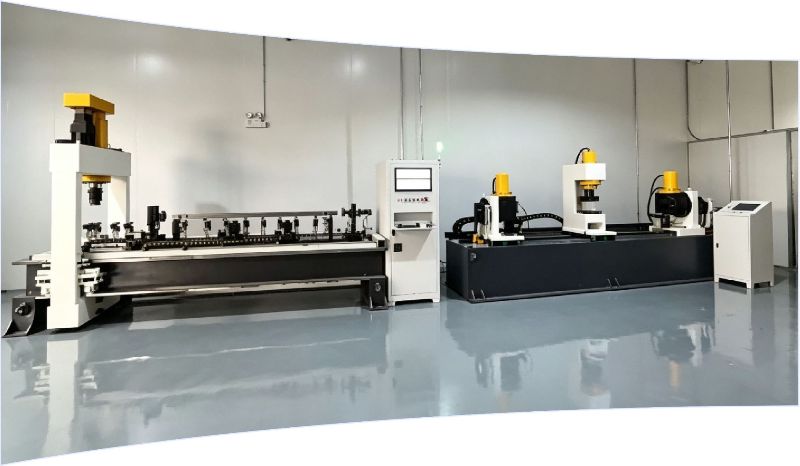Automatic straightening machine for liquid cooling tubes