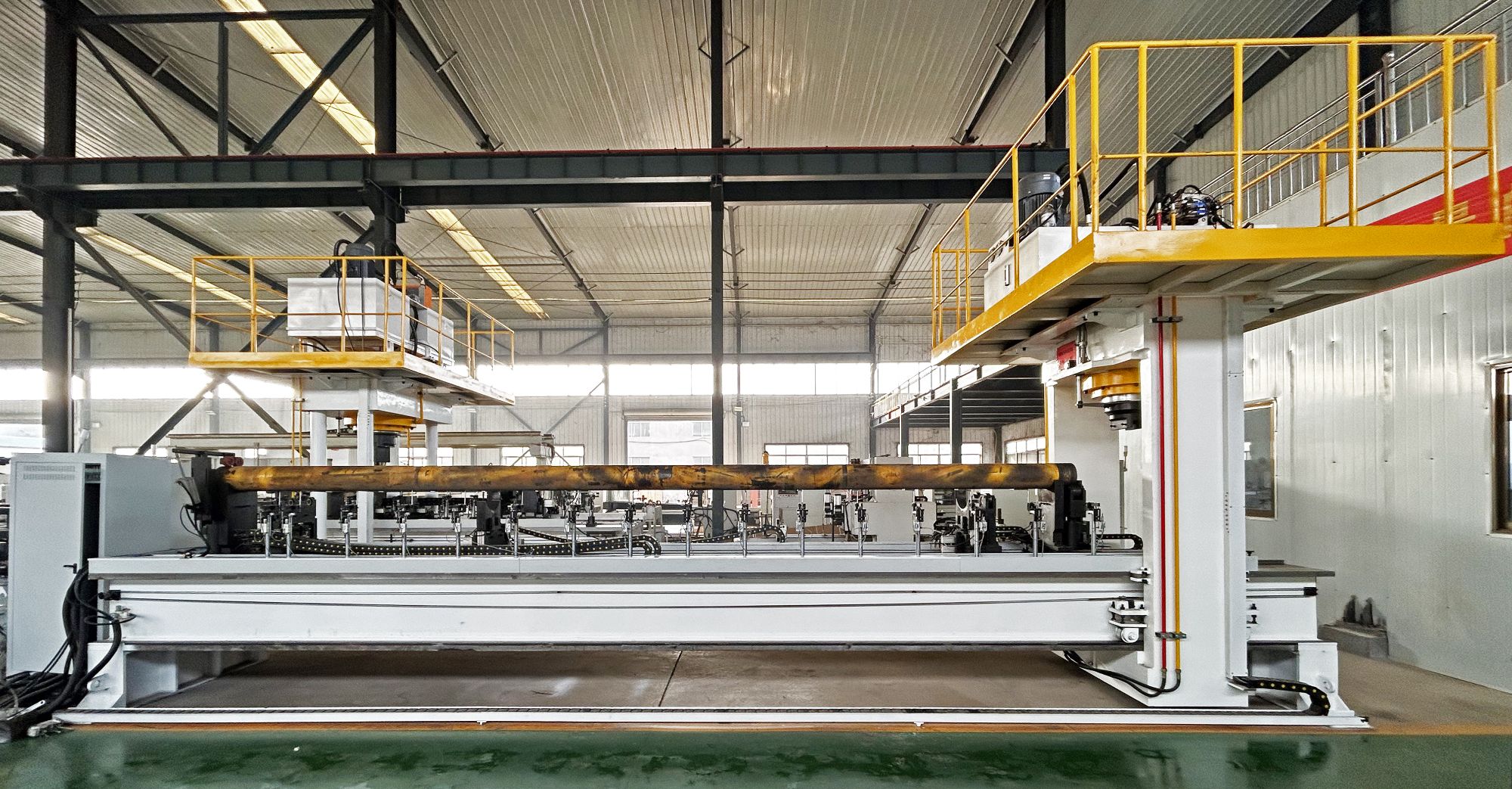 300-ton round pipe automatic straightening machine