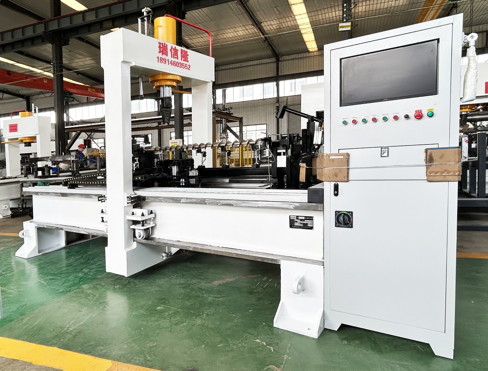 Rotary-cut shaft rod straightening machine, 60-ton pressure