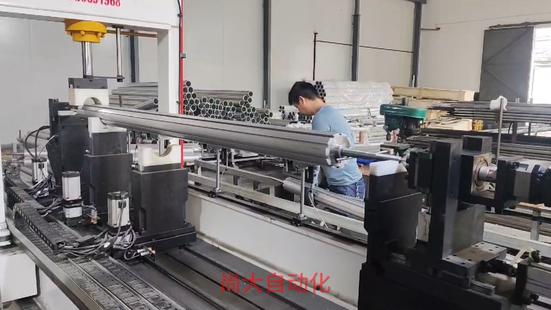 Motor shaft straightening